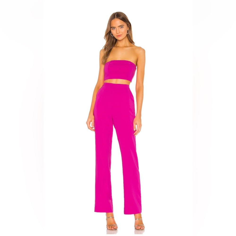 Revolve NBD Topaz Bandeau Top & Topaz Pant, Magenta